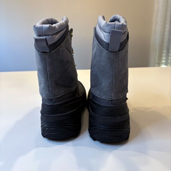 The North Face Alpenglow V Waterproof Gray‎ Black Winter Snow Boots US Size 5 - Picture 6 of 10